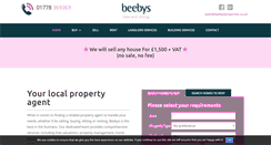 Desktop Screenshot of beebysproperties.co.uk